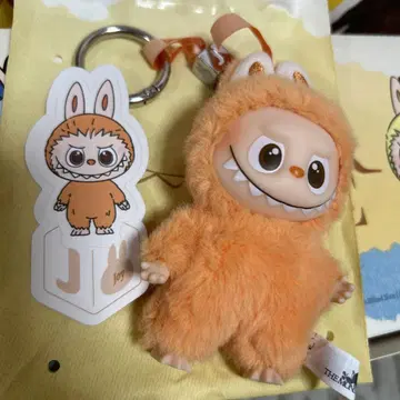 LABUBU 핀 포 러브 봉제 인형 펜던트 J