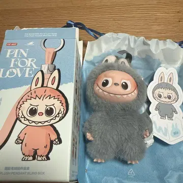 LABUBU PIN FOR LOVE 봉제 인형 펜던트 W
