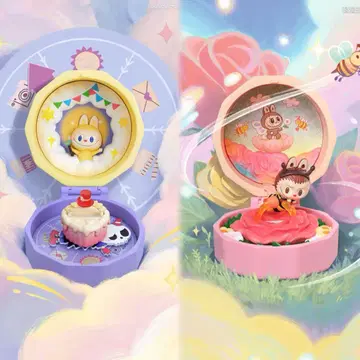 POPMART labubu 로맨틱 반지 2개 세트 박스