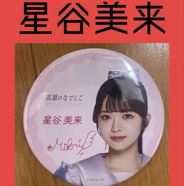 타카네노 나데시코 호시타니 미라이 팬클럽 한정판 캔뱃지