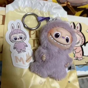 LABUBU 핀 포 러브 봉제 인형 펜던트 M