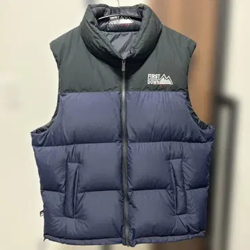 퍼스트다운 BUBBLE DOWN VEST MICROFT 다운 베스트