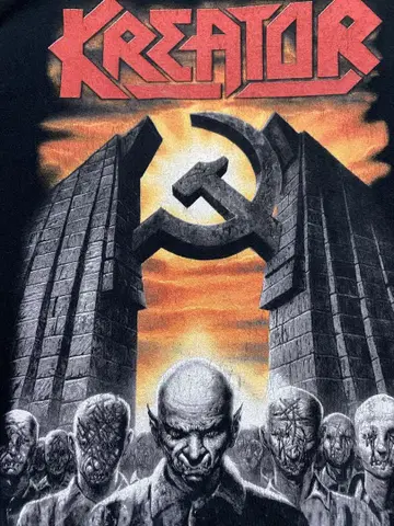 Kreator 크리에이터 T셔츠 블랙 XL사이즈 anvil THRASH