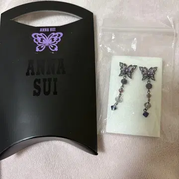 ANNA SUI 나비 모티브 2WAY 귀걸이