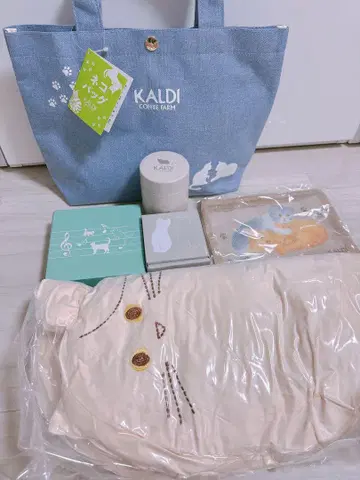 칼디 고양이백 & 메쉬 파우치 2025 KALDI 고양이의 날