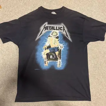 Metallica 메탈리카 vintage 밴드 티셔츠 80s XL