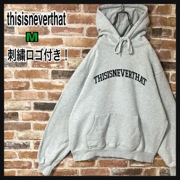thisisneverthat 디스이즈네버댓 후드티 자수 로고 M