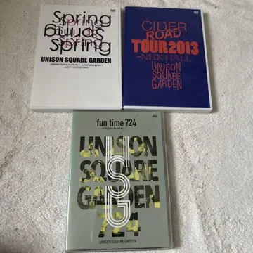 UNISON SQUARE GARDEN 초기 LIVE DVD 3작품 세트