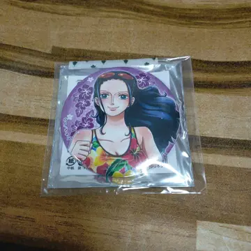 ONEPIECE RAN 오키나와 한정판 로빈 캔뱃지 마라톤