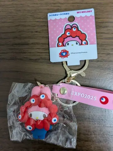 오사카 간사이 만박 마이멜로디 미야쿠미야쿠 마스코트 입체 키링