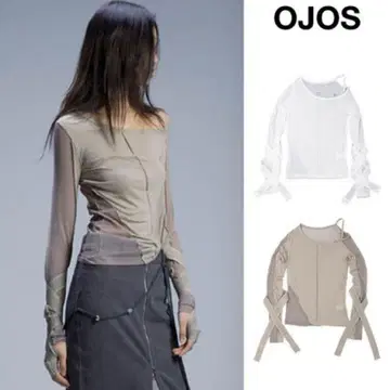 OJOS Bandage Mesh T-shirt