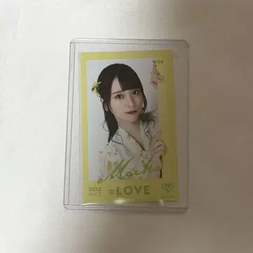 이코럽 사사키 마이카 미니 사진 레어 시트론