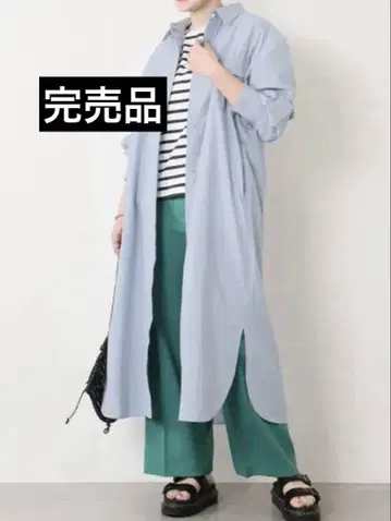 완판템 저널 스탠다드 긴팔 셔츠 원피스 F