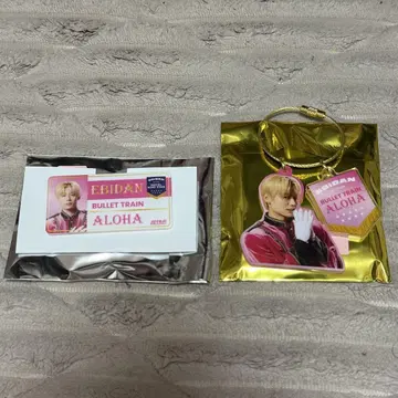 초특급 알로하 에비라이 아크릴 키링 네임 배지