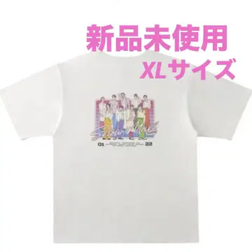 SnowMan 1st POP-UP 팝업 티셔츠 화이트 XL