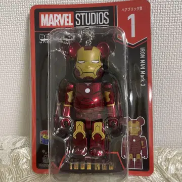 MARVEL 아이언맨 마크3 베어브릭 Happy 복권
