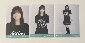 노기자카46 브로마이드 이오키 마오 도쿄 라이브T셔츠 3종 컴프