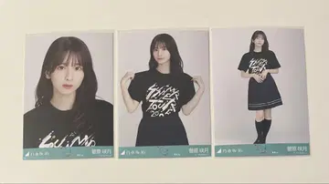 노기자카46 브로마이드 스가와라 사츠키 도쿄 라이브T셔츠 3종 컴프