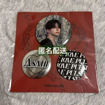 treasure 아사히 캔뱃지 한국 한정판 팝업 스토어 캔뱃지