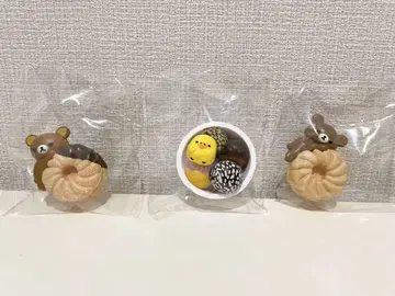미스터도넛 리락쿠마 마그넷 미니어처 피규어 도넛 콜라보 한정판