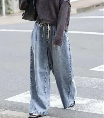 JOURNAL STANDARD 이지 데님 와이드 팬츠 36