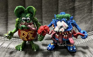 랫핑크/rat fink & 비스트/피규어 2체 세트