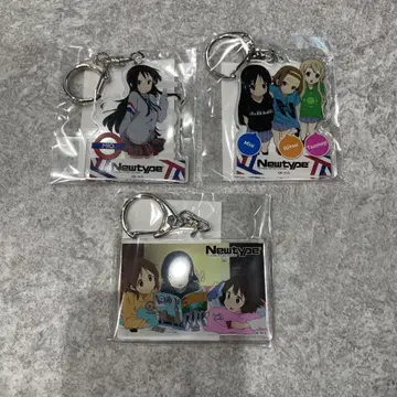케이온! 제비뽑기당 아크릴 키링 3종 세트