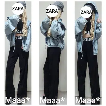 오늘의 추천 킹 귀여운 ZARA 데님 후드티