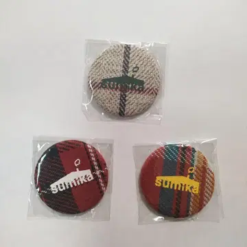 [ 낱개 판매 가능 ] sumika 가챠 캔뱃지 3개 세트