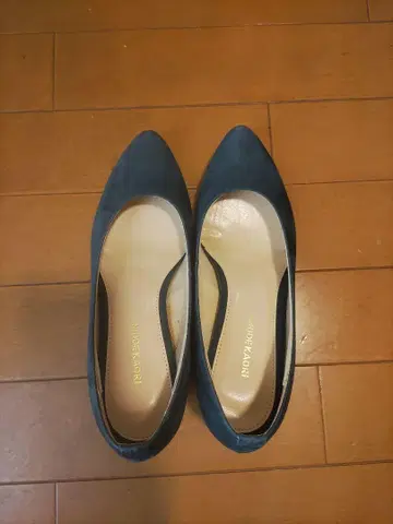 다크 블루 웨지힐 22cm 일본제 모드 카오리