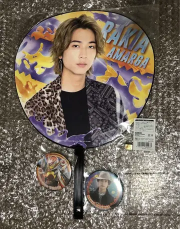 라키아 아말가 캔뱃지 부채 쇼지 코헤이