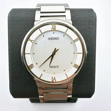 새상품급 작동품 SEIKO 세이코 돌체 남성용 손목시계 실버 쉘 다이얼