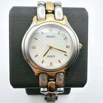 새상품급 작동품 SEIKO 세이코 돌체 남성용 손목시계 콤비 컬러