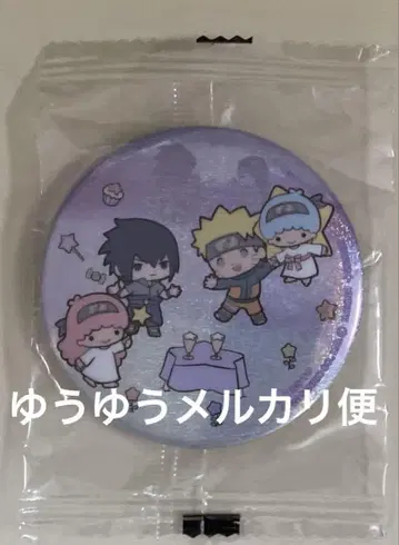NARUTO 산리오 캔뱃지 나루토 사스케 키키라라