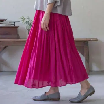 시삼 공방 sisam 하모니 스커트 핑크