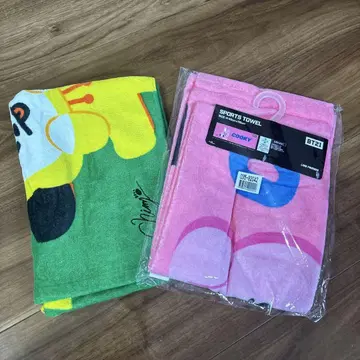 BT21 스포츠 타월 쿠키 치미