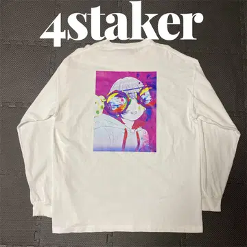 4staker 롱T셔츠 슬로우파치스테이션 XL 사이즈 긴팔 롱T