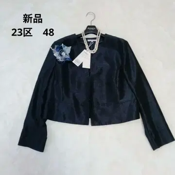 새상품 23구 포멀 노카라 자켓 48 빅 사이즈 샨탄