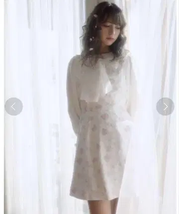 Swankiss TS lacy fleur O/P 원피스 화이트