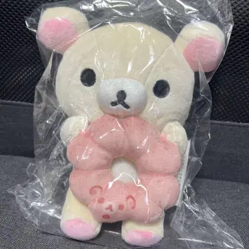도넛 마쿠마쿠 봉제 인형 (리락쿠마 x 미스터 도넛 코리락쿠마