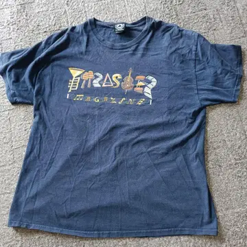 레어 THRASHER 악기 로고 T셔츠 XL 구제 의류
