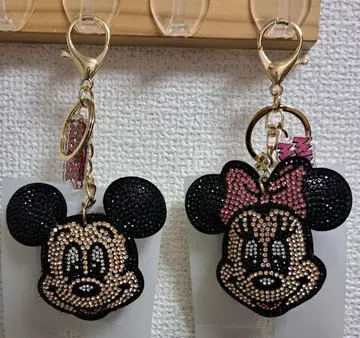 새상품 디즈니 미키&미니 키링 반짝반짝