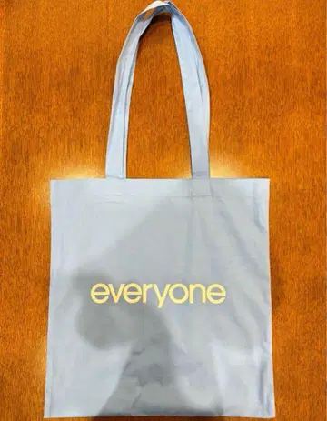 everyone 마에바시 한정판 쇼핑백 블루