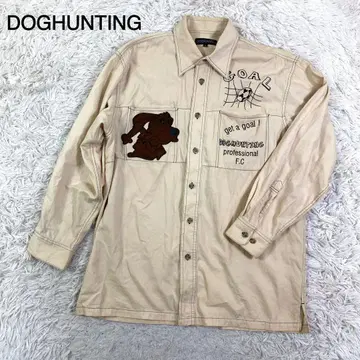 DOGHUNTING 베이지 컬러 디자인 셔츠