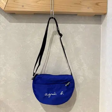 애니에스 베이 숄더백 블루