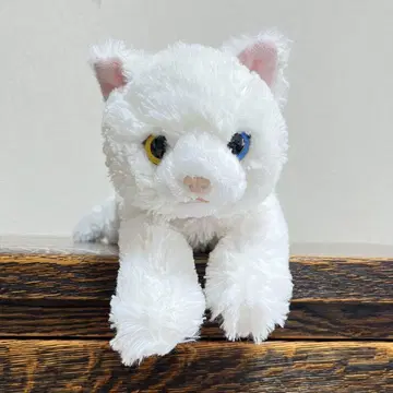 산레몬 무릎 고양이 (S) 오드아이 봉제 인형