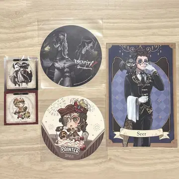 [ 5세트 ] IdentityV 제5인격 코스터 스티커 엽서