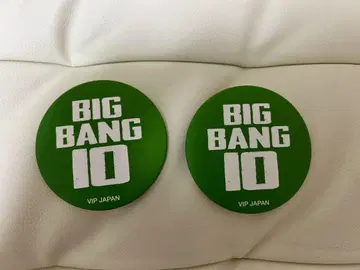 BIG BANG 10 VIP JAPAN 캔뱃지 T.O.P 2개 세트