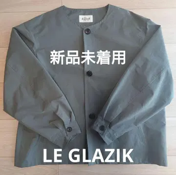 LE GLAZIK 루그라직 노카라 코트 미착용 새상품 가격표 택 없음