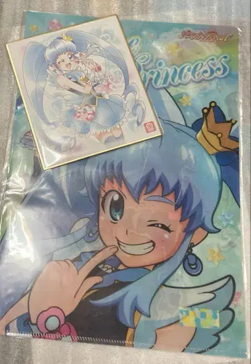 큐어 프린세스 클리어 파일과 색지 ART 6 해피니스 차지 프리큐어